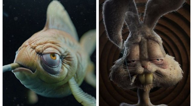 Eroii copilariei, in ilustratii 3D inspaimantatoare