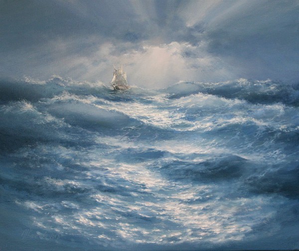 35 de picturi: Marea si corabiile
