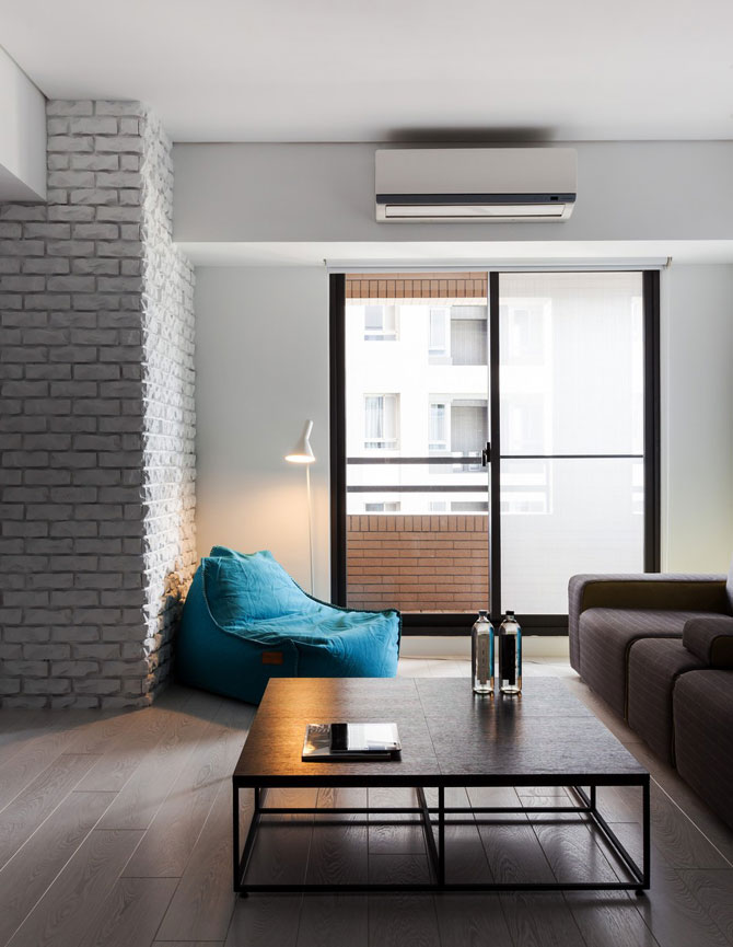 Apartament minimalist si minuscul in Taiwan