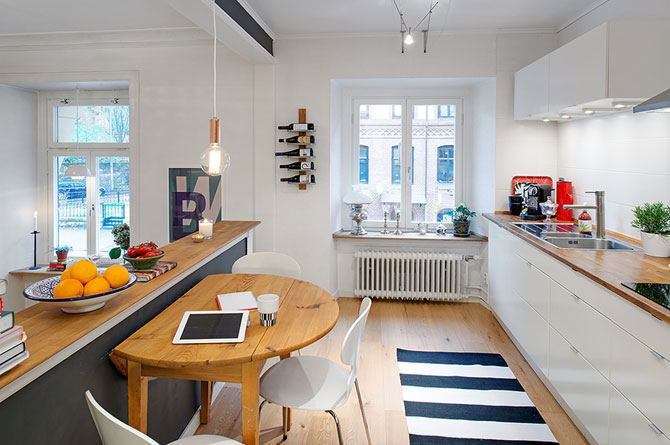 Apartament originalitate si colorat de 60 mp la Gothenburg