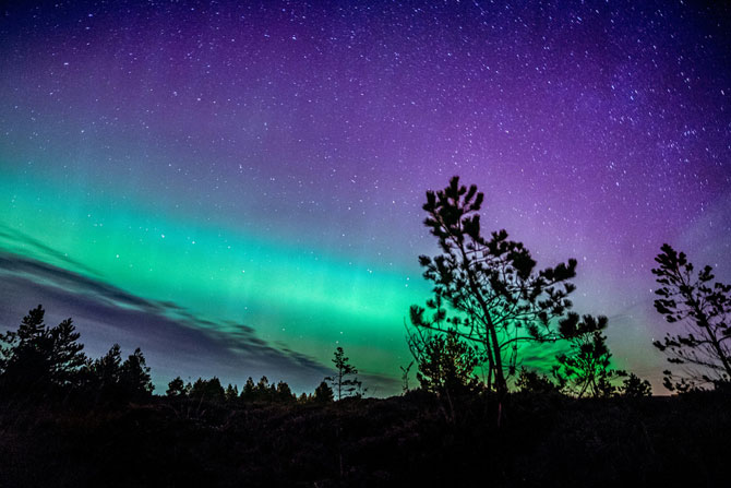 Aurora boreala in Scotia si culorile ei incredibile - Poza 2