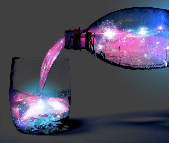 Cocktail fosforescent Aurora Borealis