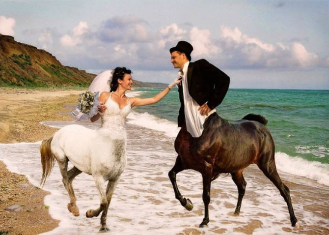 WTF?! Cele mai bizare fotografii de nunta din Rusia - Poza 11