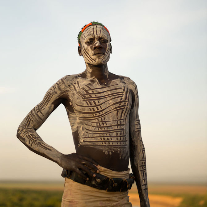 Trib pe cale de disparitie din Etiopia in portrete elegante - Poza 7