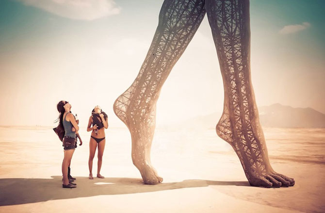 Superba sculptura de la Burning Man - Poza 5