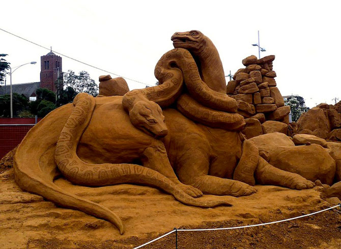 Sculpturi incredibile din nisip, de Susanne Ruseler - Poza 10