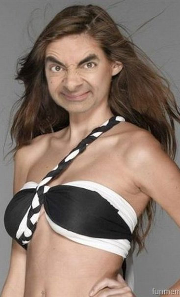14 poze teribile cu Mr. Bean