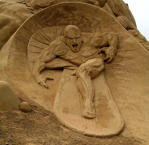 38 sculpturi incredibile in nisip