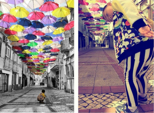 Un festival al umbrelelor in poze multicolore - Poza 7