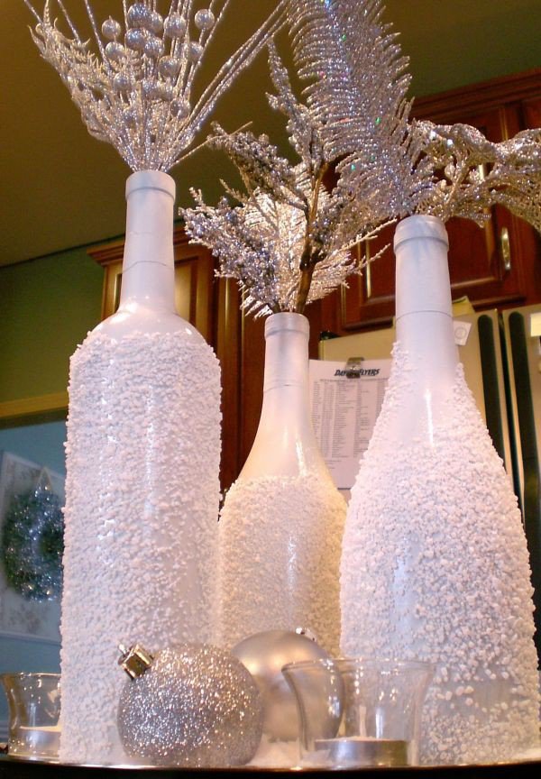 Sticle transformate in vaze superbe - Poza 13