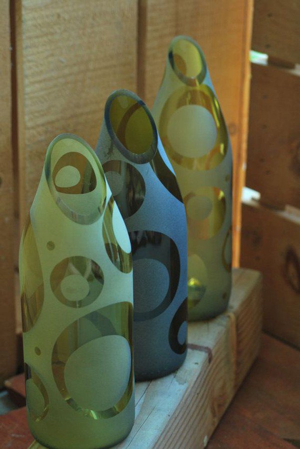 Sticle transformate in vaze superbe - Poza 18
